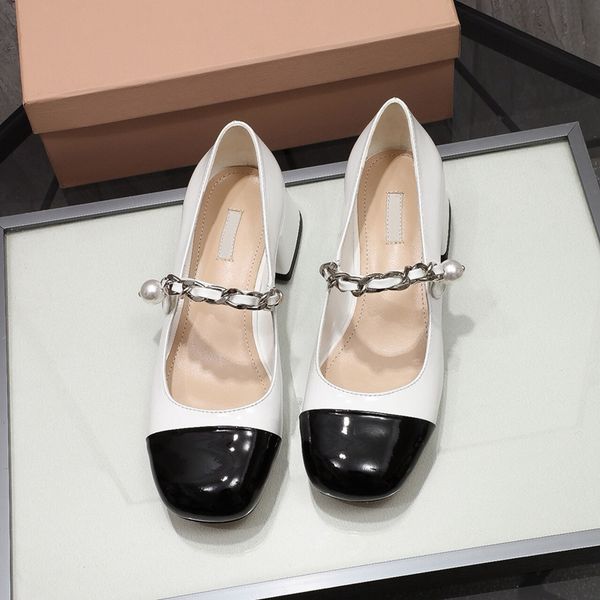 women metal button mid heel dress shoes leather wedding shoes high heeled platform genuine leather dress shoe fashion designer shoe, Black
women metal button mid heel dress shoes leather wedding shoes high heeled platform genuine leather dress shoe fashion designer shoe, Black