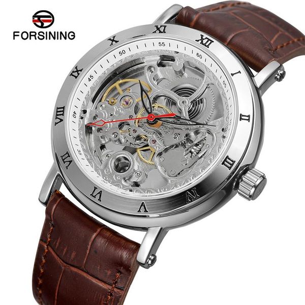 forsining fashion men watch sport man wristwatch skeleton automatic mechanical business male clock 018, Slivery;brown
forsining fashion men watch sport man wristwatch skeleton automatic mechanical business male clock 018, Slivery;brown