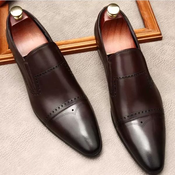 dress shoes mens fashion casual men genuine leather pointed toe slip on formal wedding business shoe black oxford lofers
dress shoes mens fashion casual men genuine leather pointed toe slip on formal wedding business shoe black oxford lofers