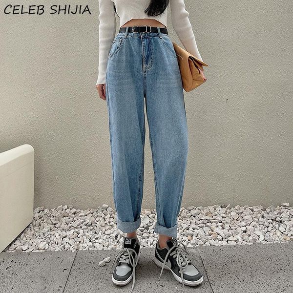 shijia high waist casual denim jeans woman bleached loose boyfriend jeans female chic spring summer straight pants mom new, Blue
shijia high waist casual denim jeans woman bleached loose boyfriend jeans female chic spring summer straight pants mom new, Blue