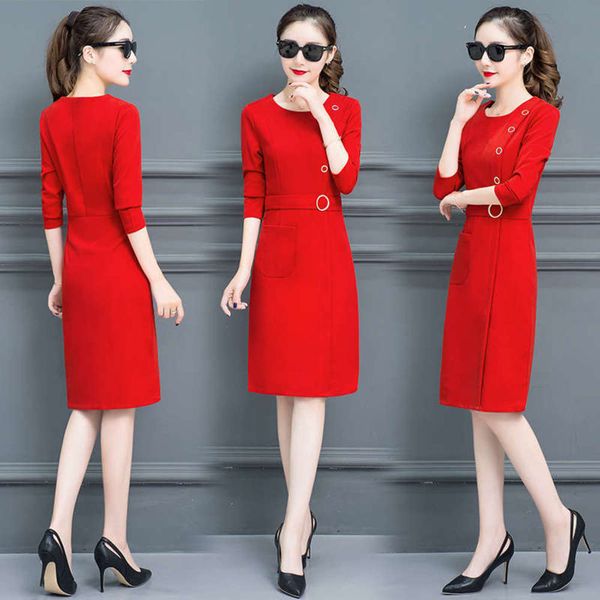 with flavor new feminine women's dress korean fashion temperament early autumn long sleeve bottomed skirt, Black;gray
with flavor new feminine women's dress korean fashion temperament early autumn long sleeve bottomed skirt, Black;gray