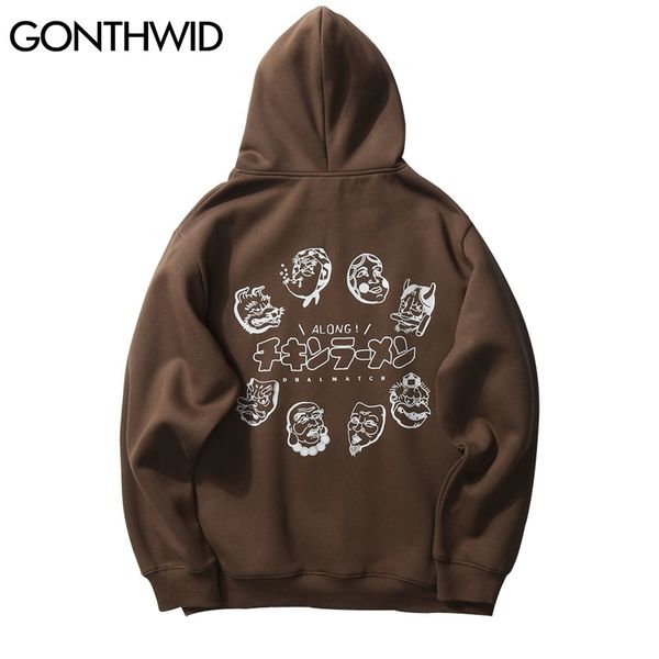gonthwid harajuku japanese style creative print fleece hoodies sweatshirts streetwear hip hop casual pullover hooded 201127, Black
gonthwid harajuku japanese style creative print fleece hoodies sweatshirts streetwear hip hop casual pullover hooded 201127, Black