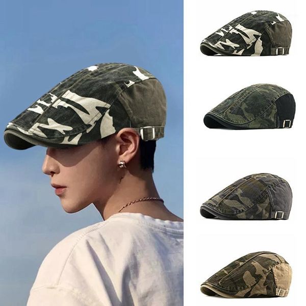 spring summer beret hats men women washed cotton forward cap camouflage beret cap casual flat peaked caps visor wholesale1, Blue;gray
spring summer beret hats men women washed cotton forward cap camouflage beret cap casual flat peaked caps visor wholesale1, Blue;gray