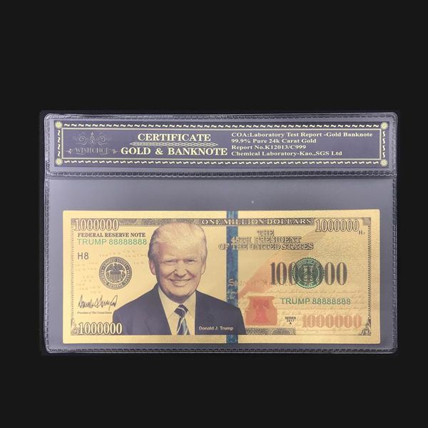 wishonor 24k gold banknotes color usa trump banknote one million dollars banknote in 24k gold plated with coa frame for gift sqcisn pingtoy
wishonor 24k gold banknotes color usa trump banknote one million dollars banknote in 24k gold plated with coa frame for gift sqcisn pingtoy