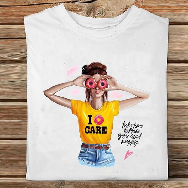 women short sleeve cartoon girl 90s happy time cute spring printing clothes print tshirt female tee ladies graphic t shirt, White
women short sleeve cartoon girl 90s happy time cute spring printing clothes print tshirt female tee ladies graphic t shirt, White