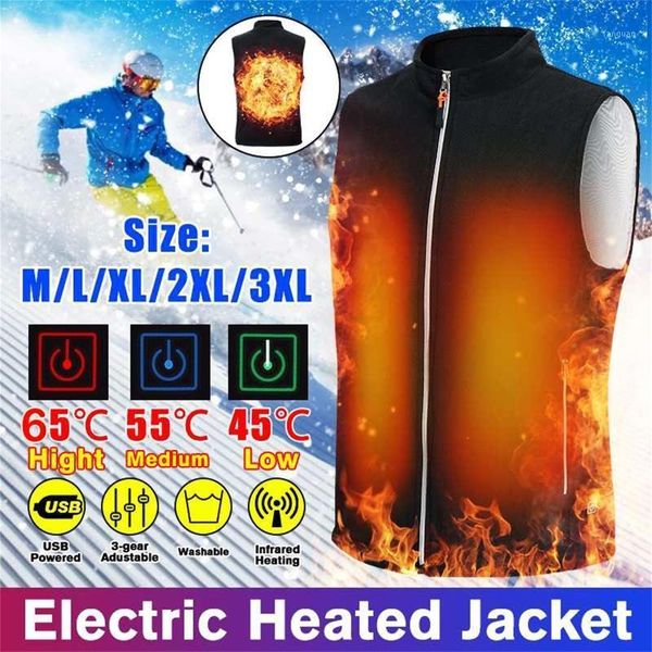 men women outdoor electric heated vest usb heating vest coat winter thermal polyester camping hiking fishing warm hunting jacket1, Black;white
men women outdoor electric heated vest usb heating vest coat winter thermal polyester camping hiking fishing warm hunting jacket1, Black;white