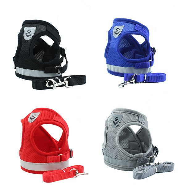 4 цвета жилет модель dog harness поводок набор дышащая сетка ремень жилет воротник rope собак pet supplies собака костюм
4 цвета жилет модель dog harness поводок набор дышащая сетка ремень жилет воротник rope собак pet supplies собака костюм