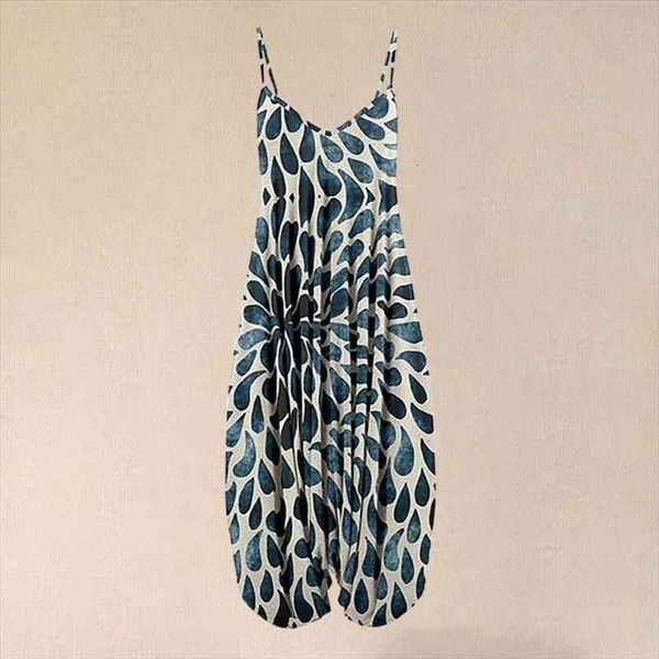 summer navy beige water drop print sleeveless rompers vintage adjustable loose wide leg women jumpsuit, Black;white
summer navy beige water drop print sleeveless rompers vintage adjustable loose wide leg women jumpsuit, Black;white