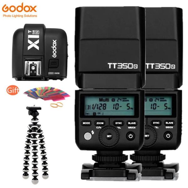 2x godox350n 2.4g hss 1/8000sl gn36 flash speedlite with x1t-n wireless trigger transmitter for camera
2x godox350n 2.4g hss 1/8000sl gn36 flash speedlite with x1t-n wireless trigger transmitter for camera