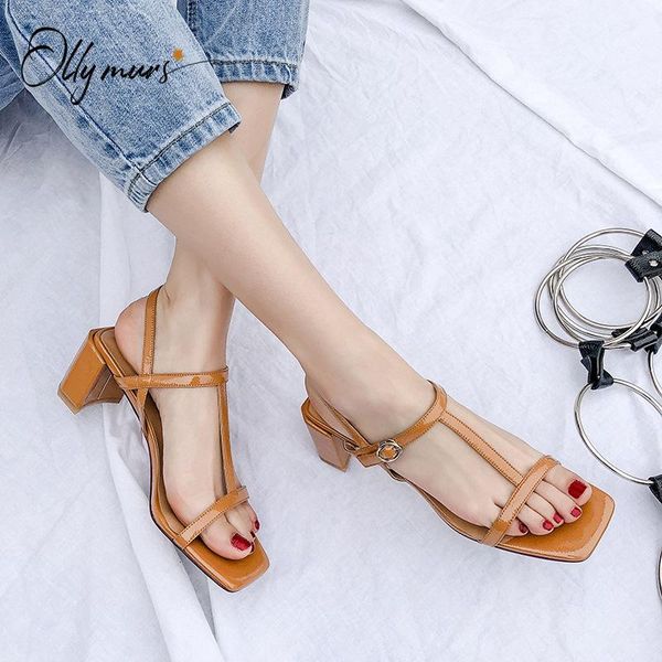 ollymurs fashion white genuine leather women summer sandals open toe buckle chunky mid heel women sandals party shoes woman, Black
ollymurs fashion white genuine leather women summer sandals open toe buckle chunky mid heel women sandals party shoes woman, Black