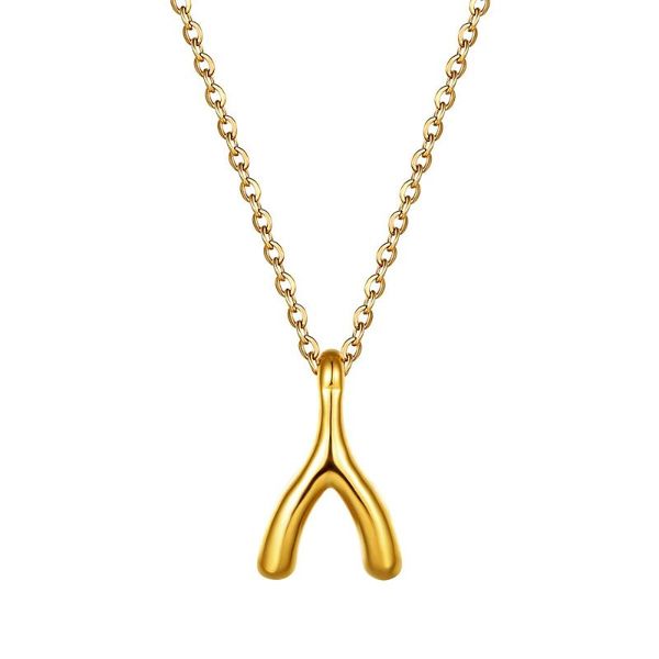chains fashion sweet wishing pendant necklaces stainless steel clavicle necklace for women girls gold color jewelry, Silver
chains fashion sweet wishing pendant necklaces stainless steel clavicle necklace for women girls gold color jewelry, Silver