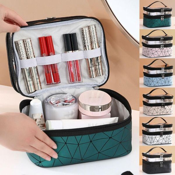 fashion toiletry case pouch wash storage bags box women see through diamond lattice double layer travel cosmetic makeup bags1
fashion toiletry case pouch wash storage bags box women see through diamond lattice double layer travel cosmetic makeup bags1