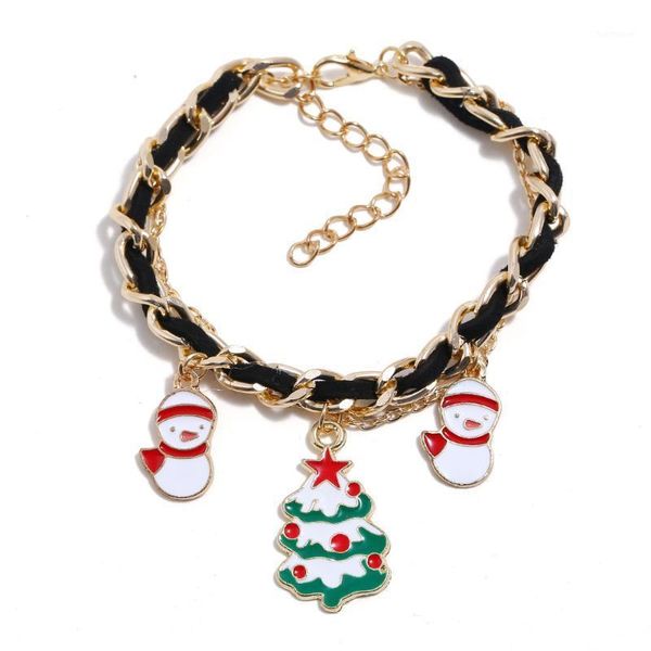 lovely snowman moon dangle bracelet alloy chain christmas tree bracelets new year celebration gift fashion jewelry bangle1, Golden;silver
lovely snowman moon dangle bracelet alloy chain christmas tree bracelets new year celebration gift fashion jewelry bangle1, Golden;silver