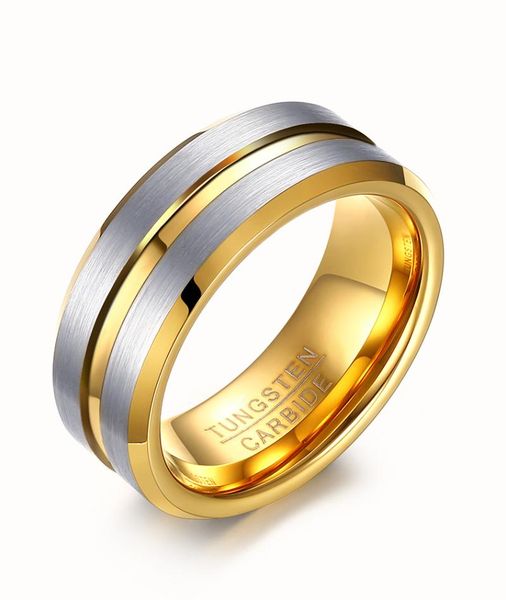 poya tungsten ring beveled edges center grooved 8mm mens gold wedding band comfort fit, Slivery;golden
poya tungsten ring beveled edges center grooved 8mm mens gold wedding band comfort fit, Slivery;golden