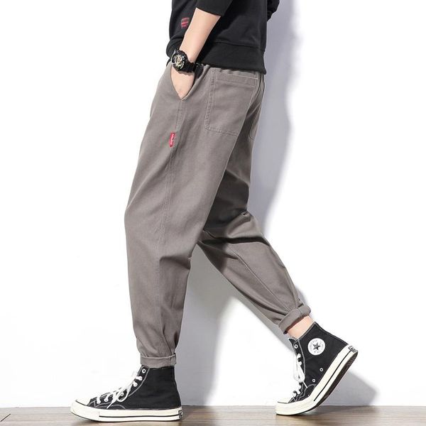 spring and summer large size cotton casual pants elastic waist solid color ankle-length men's kg-582, Blue
spring and summer large size cotton casual pants elastic waist solid color ankle-length men's kg-582, Blue