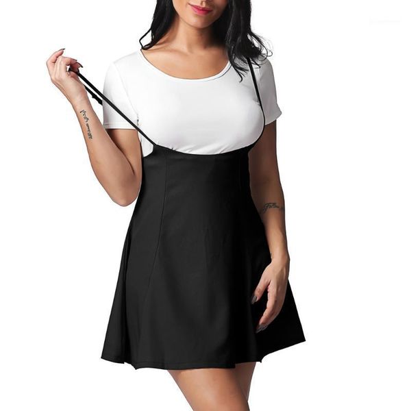 women black dress with shoulder straps pleated dress fashion women dresses summer 2020 black vestido midi elegante#g301, Black;gray
women black dress with shoulder straps pleated dress fashion women dresses summer 2020 black vestido midi elegante#g301, Black;gray