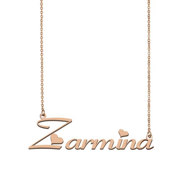 Zarmina Name Necklace Custom Nameplate Pendant for Women Girls Birthday Gift Kids Best Friends Jewelry 18k Gold Plated Stainless Steel, Silver
Zarmina Name Necklace Custom Nameplate Pendant for Women Girls Birthday Gift Kids Best Friends Jewelry 18k Gold Plated Stainless Steel, Silver