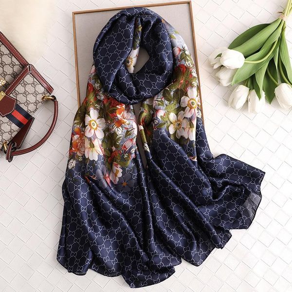 2020 new summer women silk scarf beach hijab shawls and wraps female foulard echarpe designer bandana ing, Blue;gray
2020 new summer women silk scarf beach hijab shawls and wraps female foulard echarpe designer bandana ing, Blue;gray