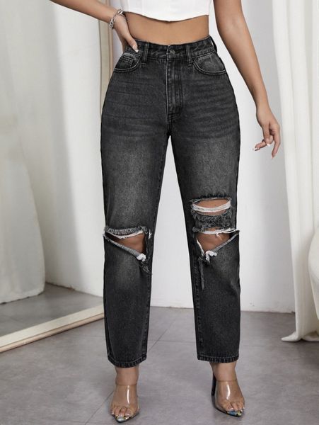 sxy high waist ripped jeans g9ub#, Blue 
sxy high waist ripped jeans g9ub#, Blue