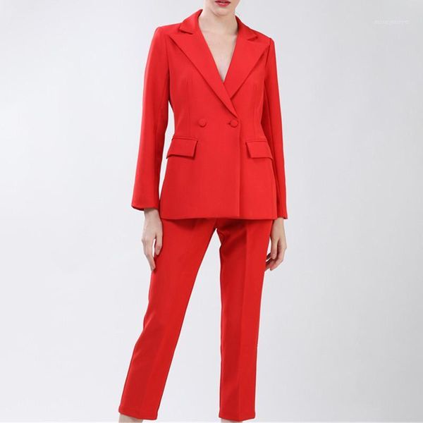 women's suits & blazers red double breasted women elegant office ladies work blazer set two piece business costume femme pants suit1, White;black
women's suits & blazers red double breasted women elegant office ladies work blazer set two piece business costume femme pants suit1, White;black