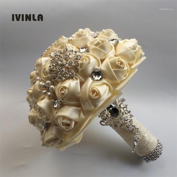 decorative flowers & wreaths white satin wedding bridal bouquets handmade bridesmaid bouquet diamond brooch de mariage wer1
decorative flowers & wreaths white satin wedding bridal bouquets handmade bridesmaid bouquet diamond brooch de mariage wer1
