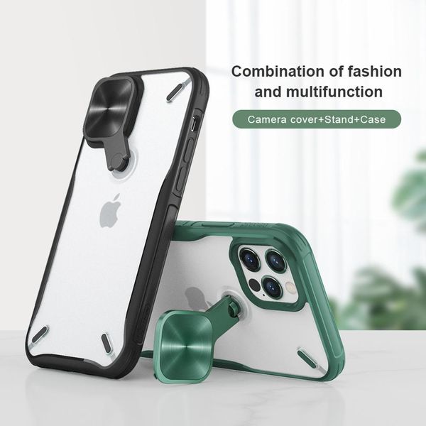 nillkin shockproof for iphone 12 pro/12 dazzling mirror camera protective lens cover holder anti-skid phone case
nillkin shockproof for iphone 12 pro/12 dazzling mirror camera protective lens cover holder anti-skid phone case