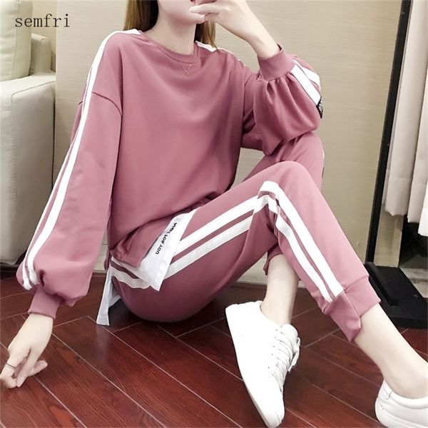 semfri cotton plus size womens tracksuit spring autumn sweatshirt two piece set female loose style casual sweatsuit y201128, White
semfri cotton plus size womens tracksuit spring autumn sweatshirt two piece set female loose style casual sweatsuit y201128, White