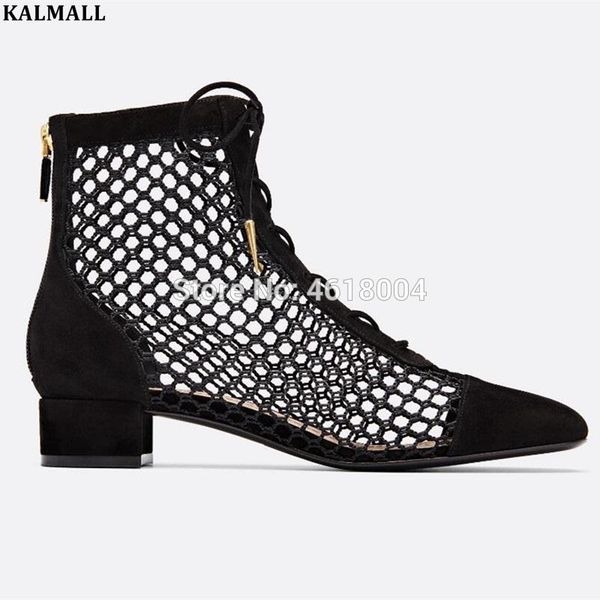kalmall summer fishnet ankle boots breathable low heels gladiator lace up mesh shoes runway sandal boots big size 44, Black
kalmall summer fishnet ankle boots breathable low heels gladiator lace up mesh shoes runway sandal boots big size 44, Black