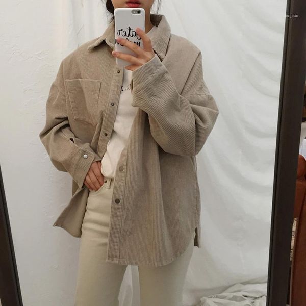 2018 ulzzang autumn new streetwear vintage corduroy feminine jacket cardigan basic women coat harajuku new windbreaker1, Black;brown
2018 ulzzang autumn new streetwear vintage corduroy feminine jacket cardigan basic women coat harajuku new windbreaker1, Black;brown