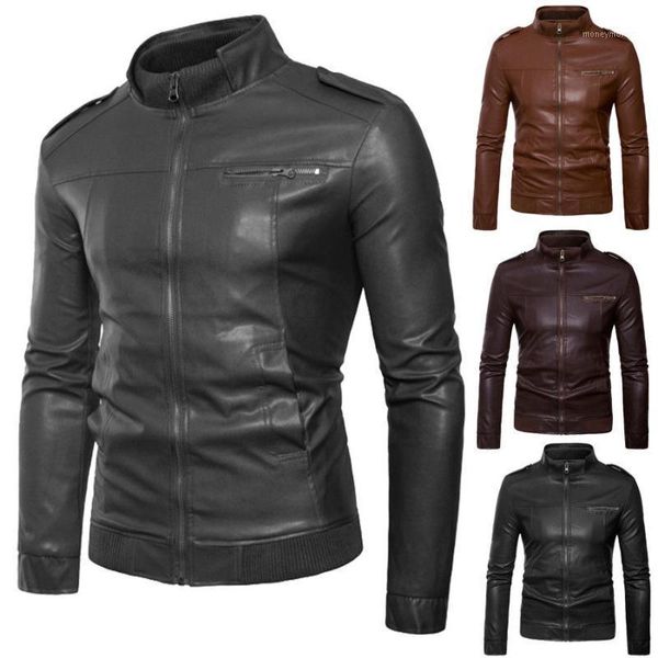 men's jackets men spring autumn winter zipper casual formal pu leather jacket coat motorcycle biker outwear plus size1, Black;brown
men's jackets men spring autumn winter zipper casual formal pu leather jacket coat motorcycle biker outwear plus size1, Black;brown