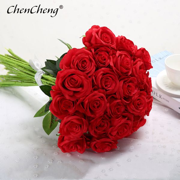 chencheng 11 pieces 48 cm artificial rose fake rose bouquet wedding home decoration plastic flower dried flower floral ornament 1022
chencheng 11 pieces 48 cm artificial rose fake rose bouquet wedding home decoration plastic flower dried flower floral ornament 1022