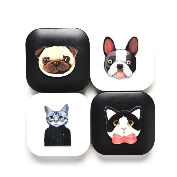 1pc cartoon cute cat portable with mirror contact lens case for lovers gift contact lenses box1, Silver
1pc cartoon cute cat portable with mirror contact lens case for lovers gift contact lenses box1, Silver