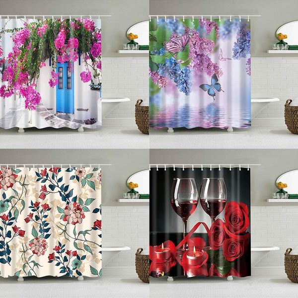 shower curtains flowers printed mildewproof curtain waterproof polyester butterfly bathroom with hooks home decoration
shower curtains flowers printed mildewproof curtain waterproof polyester butterfly bathroom with hooks home decoration