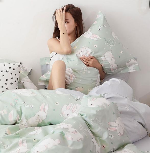cute cartoon green pink bedding set teen kid,cotton twin full king home textile bed sheet pillow case duvet cover1
cute cartoon green pink bedding set teen kid,cotton twin full king home textile bed sheet pillow case duvet cover1