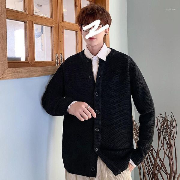 mens knit winter coats for korean fashion trends cardigan oversized button sweater crewneck harajuku streetwear vintage clothing1, White;black
mens knit winter coats for korean fashion trends cardigan oversized button sweater crewneck harajuku streetwear vintage clothing1, White;black