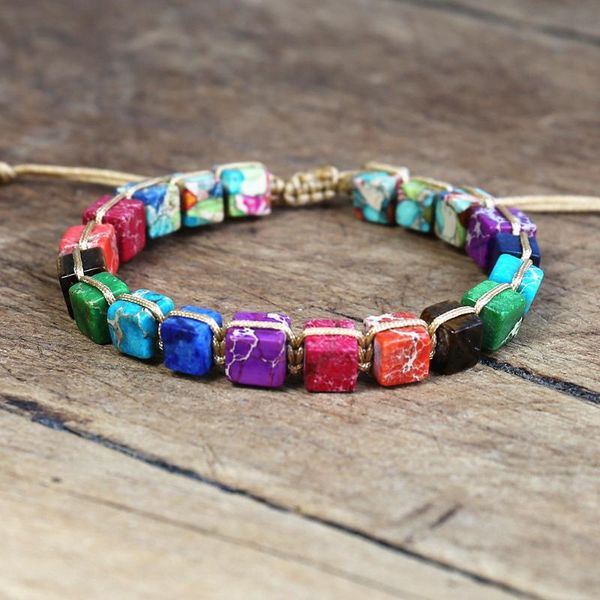 charm bracelets women 7 chakra wrap square beads string braided yoga meditation friendship bracelet bangle bohemian jewelry, Golden;silver
charm bracelets women 7 chakra wrap square beads string braided yoga meditation friendship bracelet bangle bohemian jewelry, Golden;silver