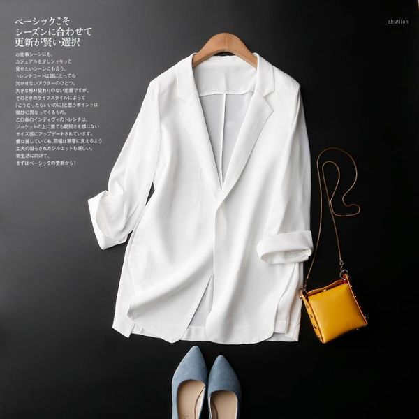women's suits & blazers summer thin section sunscreen clothing without buckle chiffon casual long sleeve loose suit jacket fema, White;black
women's suits & blazers summer thin section sunscreen clothing without buckle chiffon casual long sleeve loose suit jacket fema, White;black