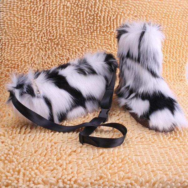 swonco faux fur snow boots with fanny pack headband women winter furry boots warm shoes 2021 new waist bag with ankle wome1, Black
swonco faux fur snow boots with fanny pack headband women winter furry boots warm shoes 2021 new waist bag with ankle wome1, Black