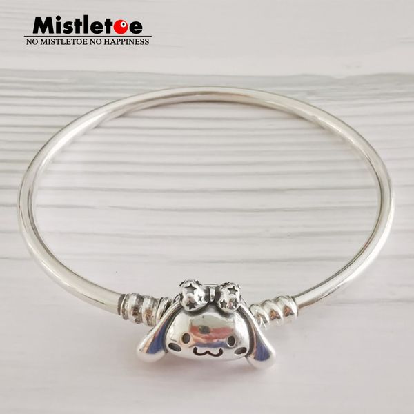 mistletoe 925 sterling silver cartton dog bangle european bracelet jewelry 1028, Black
mistletoe 925 sterling silver cartton dog bangle european bracelet jewelry 1028, Black