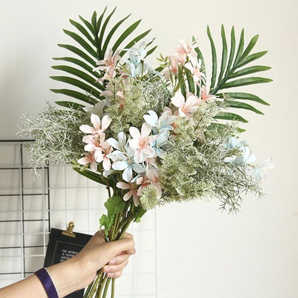 decorative flowers & wreaths diy silk orchid magnolia artificial lily flores wedding bridal bouquet for home decoration1
decorative flowers & wreaths diy silk orchid magnolia artificial lily flores wedding bridal bouquet for home decoration1