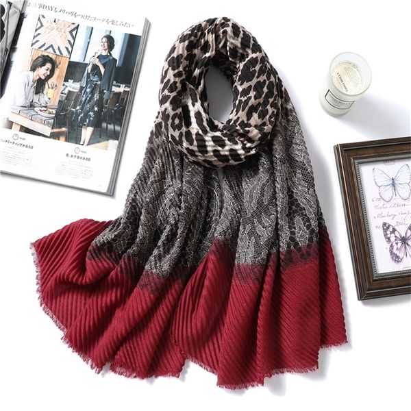 design brand women scarf winter crinkle hijabs headband animal print fold shawls and wraps cotton neck scarves foulard y201007, Blue;gray
design brand women scarf winter crinkle hijabs headband animal print fold shawls and wraps cotton neck scarves foulard y201007, Blue;gray