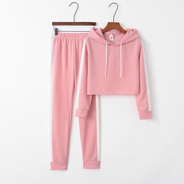 women's tracksuits solid patchwork 2021 design fashion suit set women tracksuit two-piece style outfit sweatshirt sport wear, Gray
women's tracksuits solid patchwork 2021 design fashion suit set women tracksuit two-piece style outfit sweatshirt sport wear, Gray