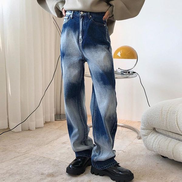 women high waist tie dye jeans normcore loose casual jeans pants1, Blue
women high waist tie dye jeans normcore loose casual jeans pants1, Blue