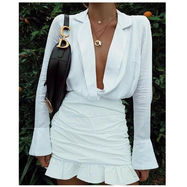 2021 fashion trend elegant women deep v neck lapel dress ruffle cuff leopard solid party formal club work dress, Black;gray
2021 fashion trend elegant women deep v neck lapel dress ruffle cuff leopard solid party formal club work dress, Black;gray