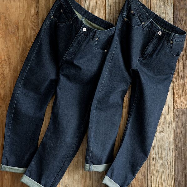 skinny washed brim red scimitar men eared tailoring vintage pants classic man clothes jeans 82gb, Blue
skinny washed brim red scimitar men eared tailoring vintage pants classic man clothes jeans 82gb, Blue