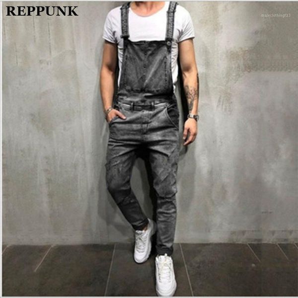 men's jeans reppunk 2021 men denim jumpsuit casual fashion streetwear suspenders pockets mens retro personality male quality pants1, Blue
men's jeans reppunk 2021 men denim jumpsuit casual fashion streetwear suspenders pockets mens retro personality male quality pants1, Blue