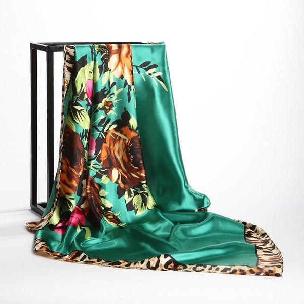 fashion kercheif silk satin hijab scarf for women floral leopard print head scarfs 90*90cm square shawls neck scarves for ladies, Blue;gray
fashion kercheif silk satin hijab scarf for women floral leopard print head scarfs 90*90cm square shawls neck scarves for ladies, Blue;gray