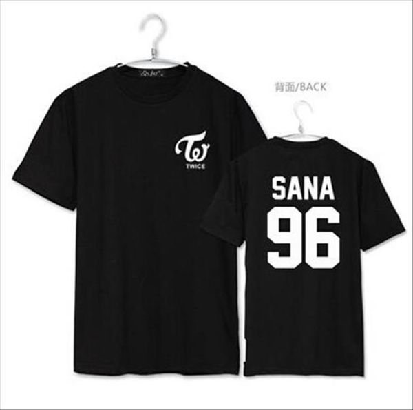 twice logo and member name printing summer short sleeve o neck t shirt kpop momo jihyo tzuyu t shirt tees, White
twice logo and member name printing summer short sleeve o neck t shirt kpop momo jihyo tzuyu t shirt tees, White