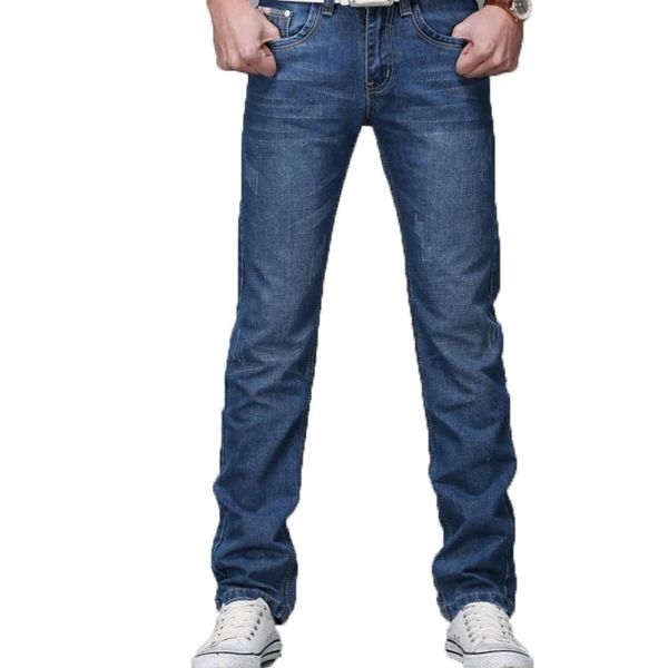 new men jeans business casual thin summer straight slim fit blue jeans stretch denim pants trousers classic cowboys young man, Black
new men jeans business casual thin summer straight slim fit blue jeans stretch denim pants trousers classic cowboys young man, Black