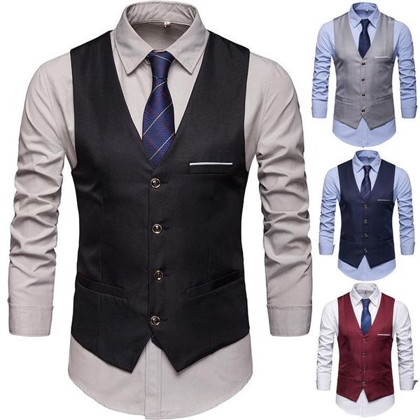 men and women celebrity style business men's business suit classic vest suit men's waistcoat ktv shop assistant going to work wo1, Black;white
men and women celebrity style business men's business suit classic vest suit men's waistcoat ktv shop assistant going to work wo1, Black;white